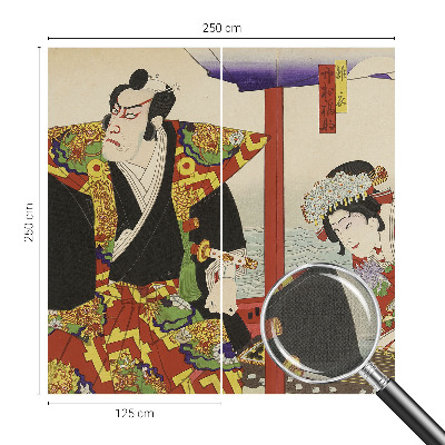 Fotobehang babykamer Japans theater