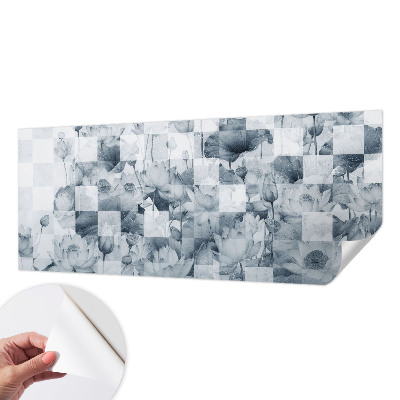 Foto behang voor de keuken Lotusbloemen