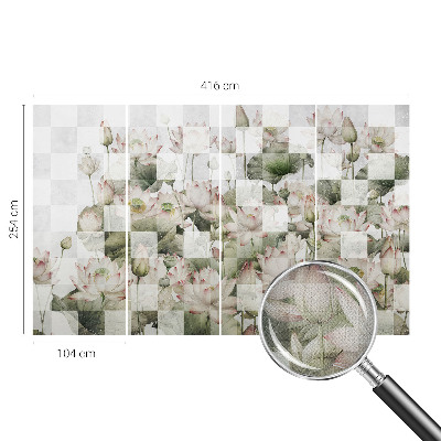 Zelfklevend fotobehang Lotuspatronen