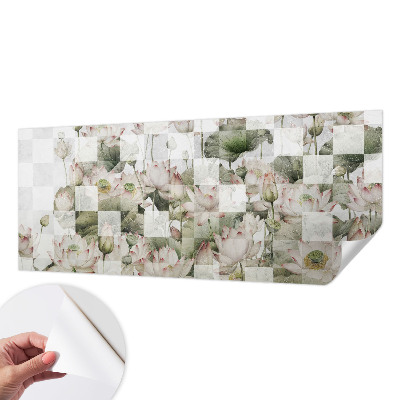 Zelfklevend fotobehang Lotuspatronen