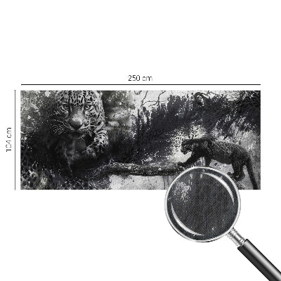 Zelfklevend fotobehang op maat Abstracte luipaarden