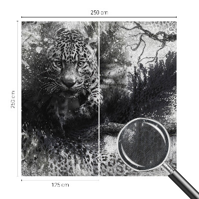 Zelfklevend fotobehang op maat Abstracte luipaarden