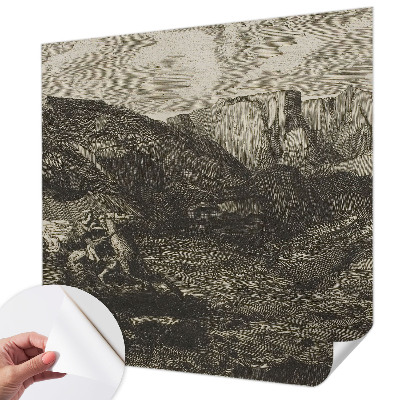 Foto behang voor de kinderkamer Bergtocht