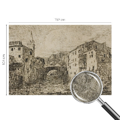 Fotobehang kinderkamer Stadspanorama