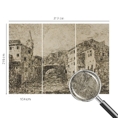 Fotobehang kinderkamer Stadspanorama