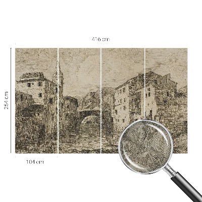 Fotobehang kinderkamer Stadspanorama