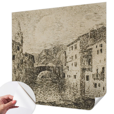 Fotobehang kinderkamer Stadspanorama