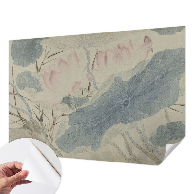 Fotobehang voor kinderkamer Lotusbladeren