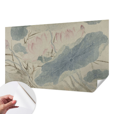 Fotobehang voor kinderkamer Lotusbladeren