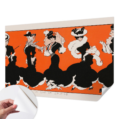 Fotobehang voor de kinderkamer dameskleding als patroonontwerp voor kinderkamerbehang