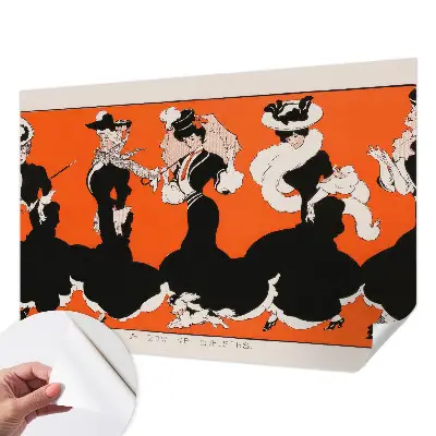 Fotobehang voor de kinderkamer dameskleding als patroonontwerp voor kinderkamerbehang