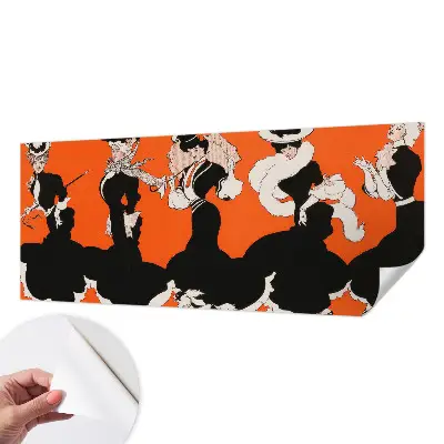 Fotobehang voor de kinderkamer dameskleding als patroonontwerp voor kinderkamerbehang