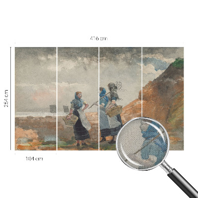 Fotobehang babykamer Een serene kust
