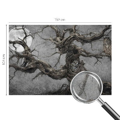 Zelfklevend fotobehang Mysterieuze uil