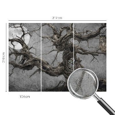 Zelfklevend fotobehang Mysterieuze uil