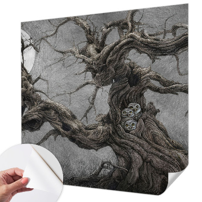 Zelfklevend fotobehang Mysterieuze uil