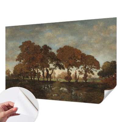 Fotobehang zelfklevend met een idyllisch landschap