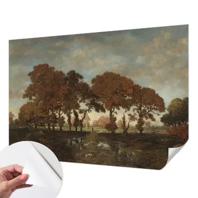 Fotobehang zelfklevend met een idyllisch landschap