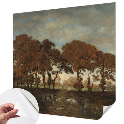 Fotobehang zelfklevend Idyllisch landschap