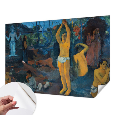 Foto behang voor de kinderkamer met een tropisch harmonieus ontwerp