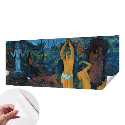 Foto behang voor de kinderkamer met een tropisch harmonieus ontwerp