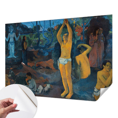 Foto behang voor de kinderkamer met een tropisch harmonieus ontwerp