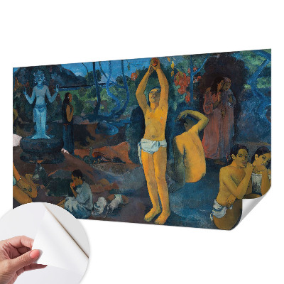 Foto behang voor de kinderkamer met een tropisch harmonieus ontwerp