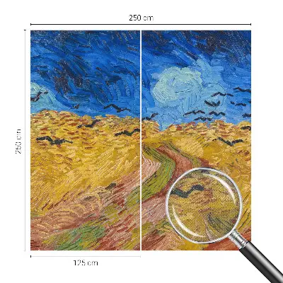 Fotobehang voor kinderkamer met een veldlandschap als ontwerp