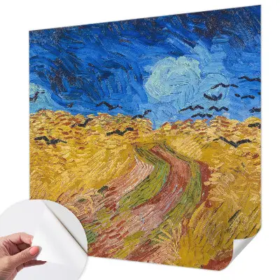 Fotobehang voor kinderkamer met een veldlandschap als ontwerp
