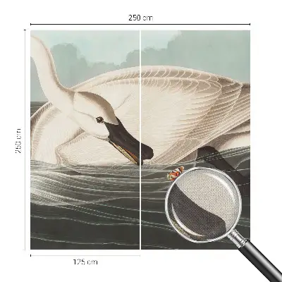 Fotobehang voor de kinderkamer met een rustgevend natuurelement als harmonieus dessin