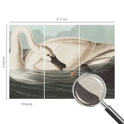 Fotobehang voor de kinderkamer met een rustgevend natuurelement als harmonieus dessin