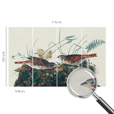 Fotobehang babykamer De charme van de natuur