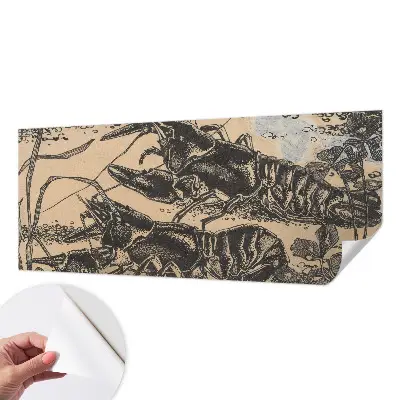 Fotobehang zelfklevend met een motief van een waterkreeft