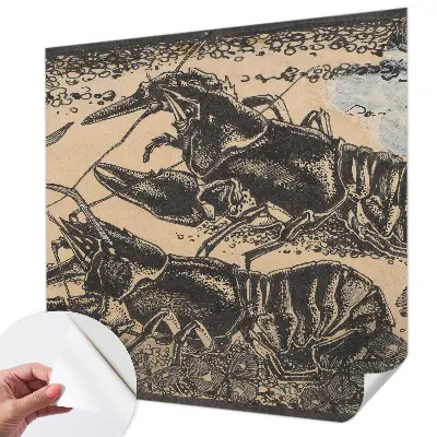 Fotobehang zelfklevend met een motief van een waterkreeft