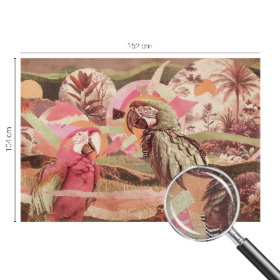 Fotobehang kinderkamer Tropische vogels