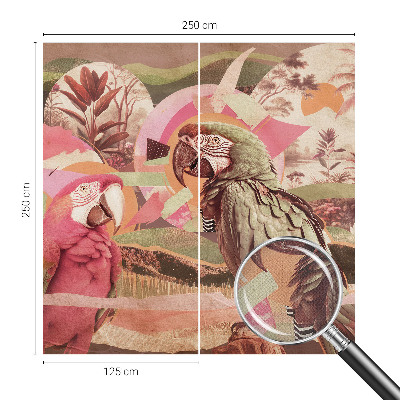 Fotobehang kinderkamer Tropische vogels