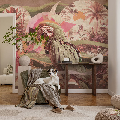 Fotobehang kinderkamer Tropische vogels