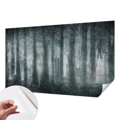 3D fotobehang Mysterieus bos