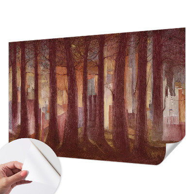 Fotobehang voor de kinderkamer met een mysterieus landschap als motief