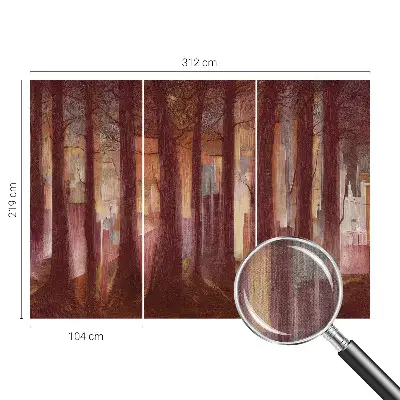 Fotobehang voor de kinderkamer met een mysterieus landschap als motief