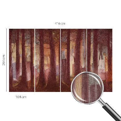 Fotobehang voor de kinderkamer Mysterieus landschap