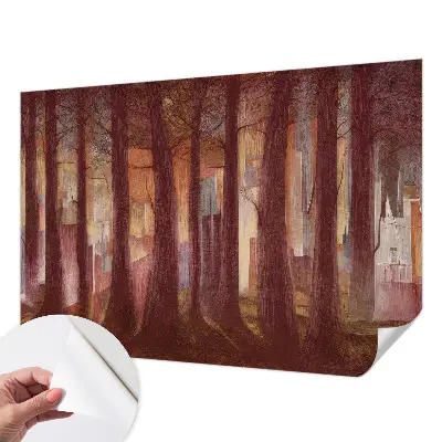 Fotobehang voor de kinderkamer met een mysterieus landschap als motief