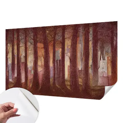 Fotobehang voor de kinderkamer met een mysterieus landschap als motief