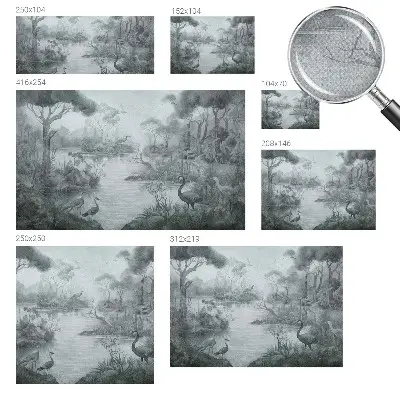 Fotobehang voor kinderkamer met een natuurlijk landschap als motief