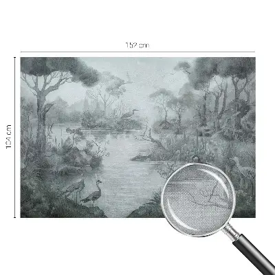 Fotobehang voor kinderkamer met een natuurlijk landschap als motief