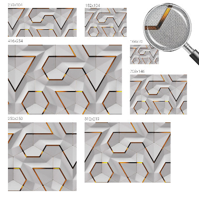 Foto behang voor de kinderkamer Moderne geometrie