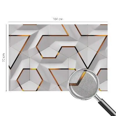 Foto behang voor de kinderkamer met een modern geometrisch motief