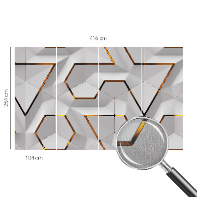 Foto behang voor de kinderkamer Moderne geometrie