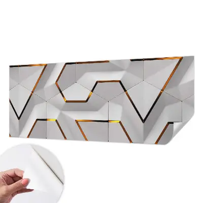 Foto behang voor de kinderkamer met een modern geometrisch motief