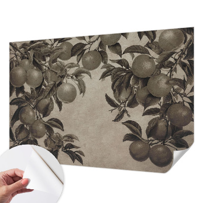 Fotobehang babykamer Vruchtpatroon